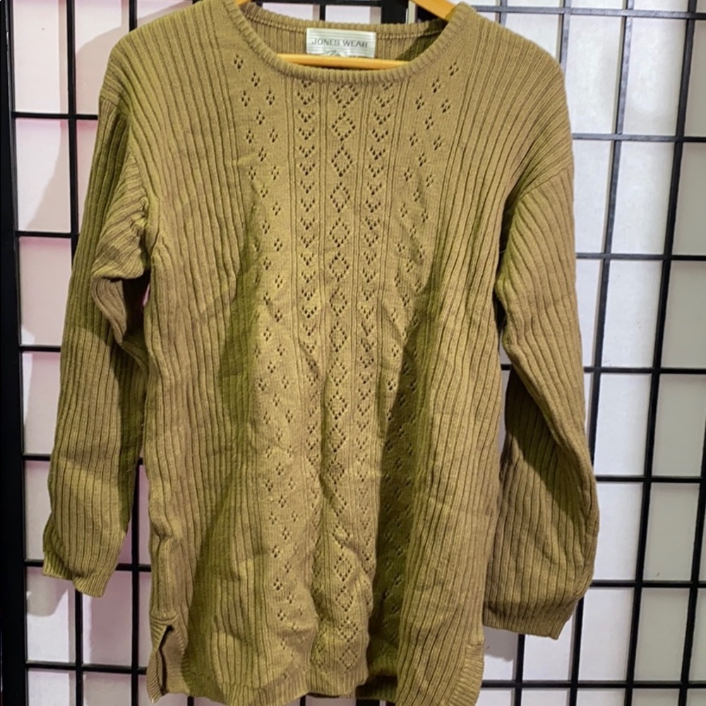 Jones Wear Lambs Wool Blend Sweater Size M